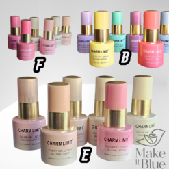 Caja de Esmaltes Semipermanente x6 10ml  - Charm Limit