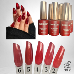 Esmaltes efecto Jelly Rojo 10ml - Charm Limit