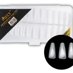 Tips soft gel Coffin x240pcs - Mely