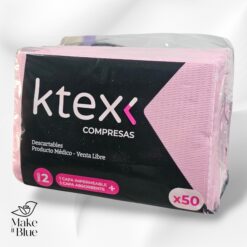 Compresas descartables rosa x 50un